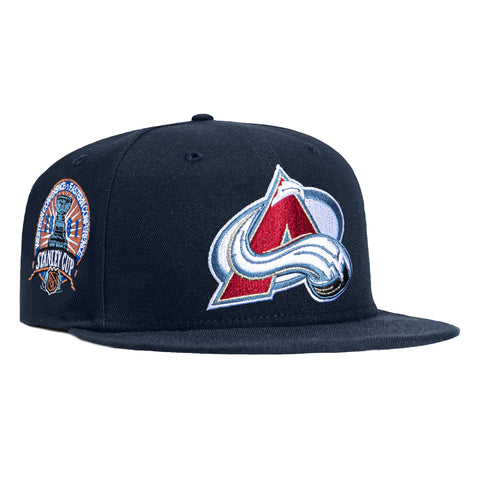 New Era 59Fifty Colorado Avalanche 2001 Stanley Cup Patch Hat - Navy New Era