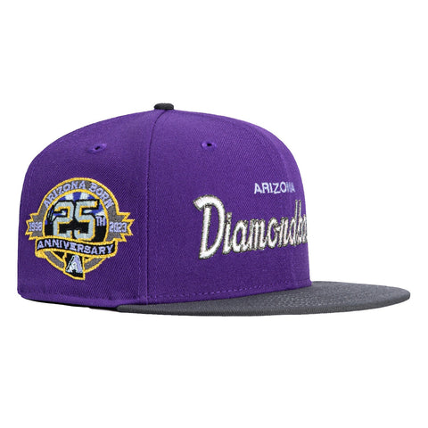 2TONE DBACKS 25TH SCRIPT PUR/GPH New Era