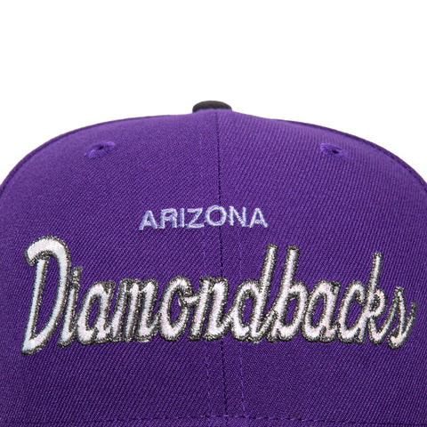 2TONE DBACKS 25TH SCRIPT PUR/GPH New Era