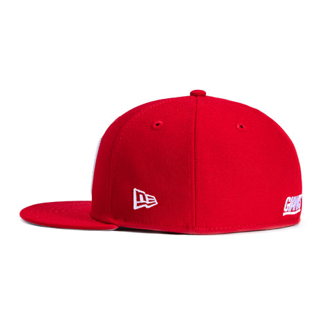 New Era 59Fifty New York Giants Hat - Red, White