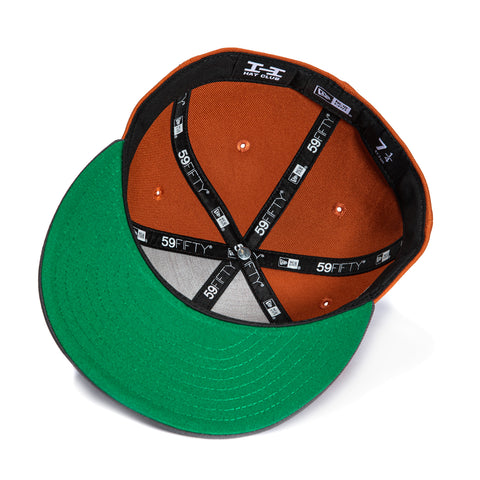 New Era 59Fifty Dia de Los Muertos Skull Chief 1992 Hatclub Patch Hat - Burnt Orange, Graphite