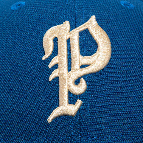 New Era 59Fifty Dia de Los Muertos Philadelphia Phillies 1996 All Star Game Patch 1910 Hat - Royal, Navy