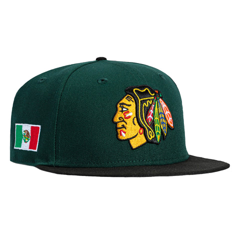 2TONE BLACKHAWKS MX GRN/BLK New Era