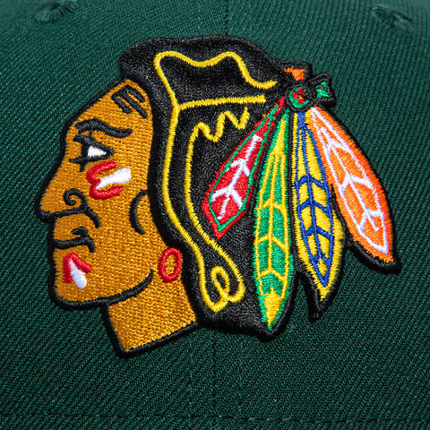 2TONE BLACKHAWKS MX GRN/BLK New Era