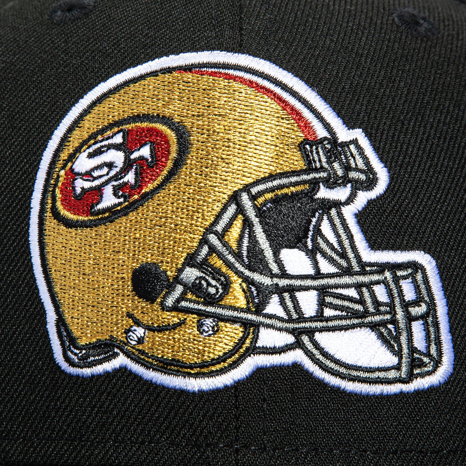 New Era 59Fifty San Francisco 49ers Helmet Hat - Black – Hat Club