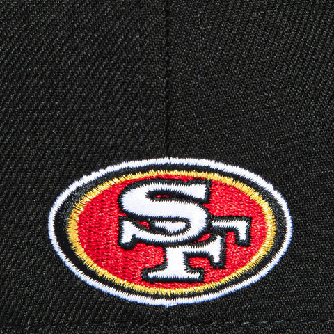 New Era 59Fifty San Francisco 49ers Arch Hat - Black, Metallic Gold New Era