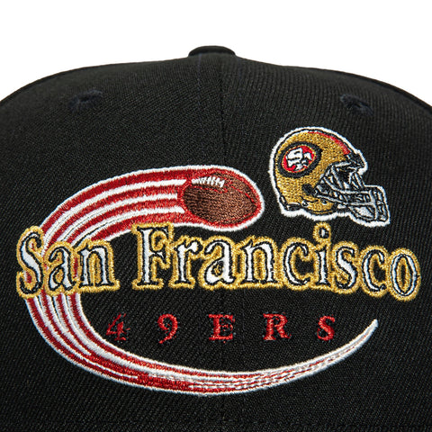 New Era 59Fifty San Francisco 49ers Swirl Hat - Black New Era