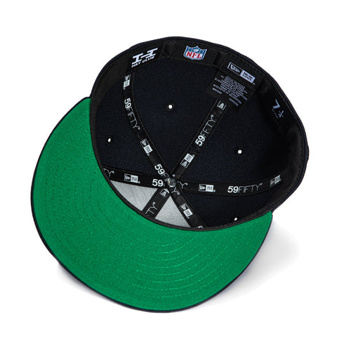 New Era 59Fifty Houston Texans Logo Patch Script Hat - Navy