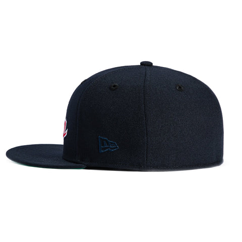 New Era 59Fifty Houston Texans Logo Patch Script Hat - Navy