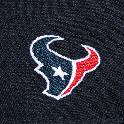 New Era 59Fifty Houston Texans Logo Patch Script Hat - Navy