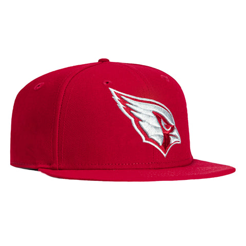 New Era 59Fifty Arizona Cardinals Hat - Cardinal, Metallic Silver New Era