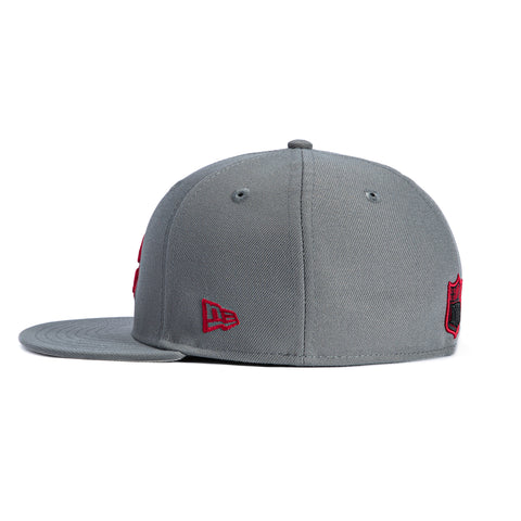 New Era 59Fifty Arizona Cardinals Hat - Storm Grey, Cardinal, Black New Era