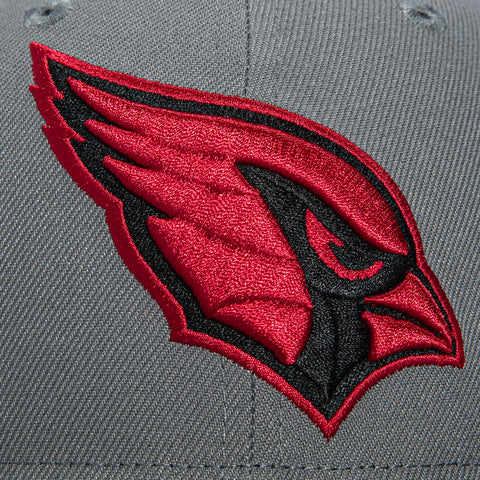 New Era 59Fifty Arizona Cardinals Hat - Storm Grey, Cardinal, Black New Era