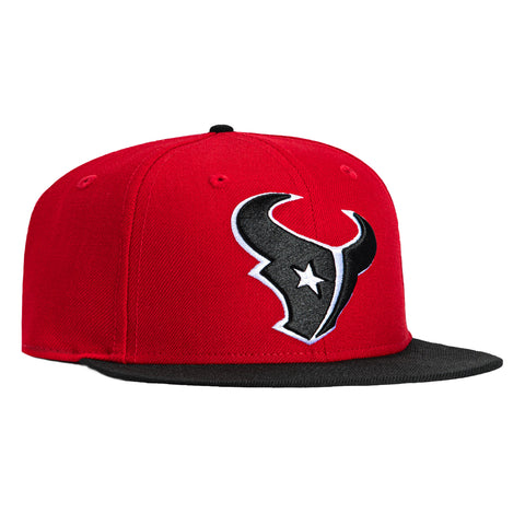New Era 59Fifty Houston Texans Hat - Red, Black, White New Era