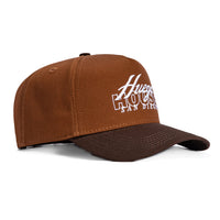 Huega House Ophav Snapback Hat - Light Brown, Brown Huega House