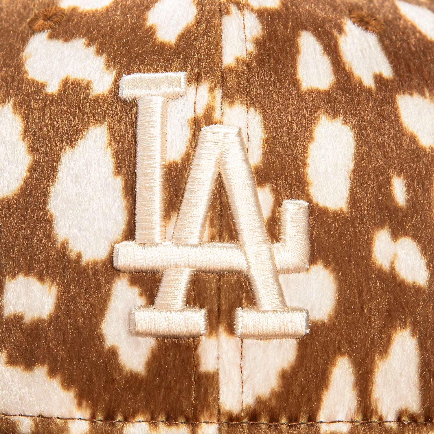 New Era 59Fifty Animal Giraffe Print Faux Fur Los Angeles Dodgers