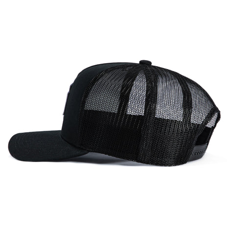 Brixton Genuine Quality Mesh Snapback Trucker Hat - Black Brixton