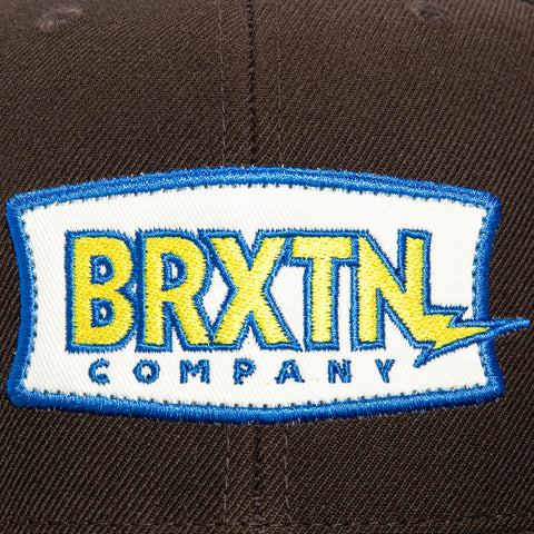 Brixton Lightening Snapback Hat - Brown Brixton