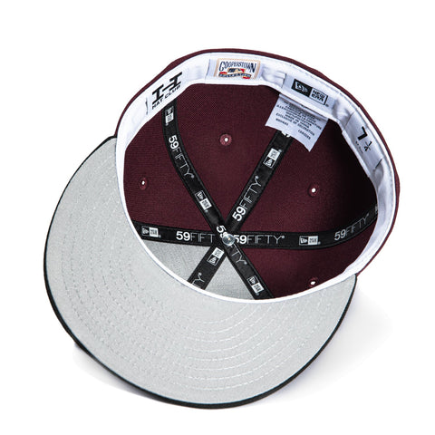 New Era 59Fifty San Diego Padres Hat - Maroon, Black New Era