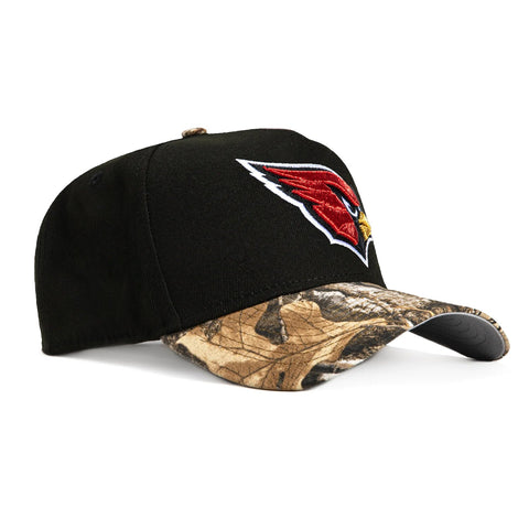 New Era 9Forty A-Frame Arizona Cardinals Snapback Hat - Black, Realtree New Era
