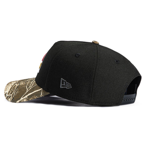 New Era 9Forty A-Frame Arizona Cardinals Snapback Hat - Black, Realtree New Era