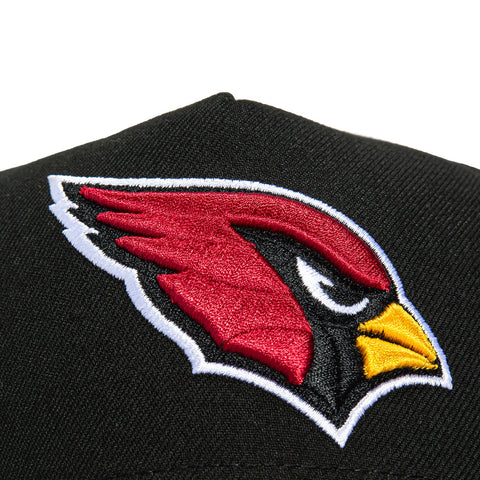 New Era 9Forty A-Frame Arizona Cardinals NFL Logo Patch Snapback Hat - Black, Khaki New Era