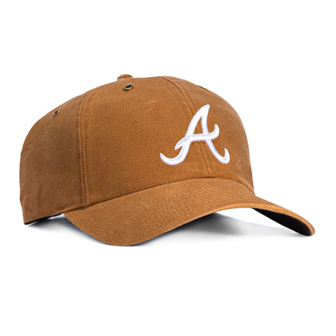 47 Brand Atlanta Braves Inaugural Patch Cleanup Adjustable Hat - Grey, Navy