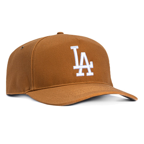 47 Brand x Carhartt Los Angeles Dodgers Hitch Adjustable Snapback Hat - Brown 47 Brand