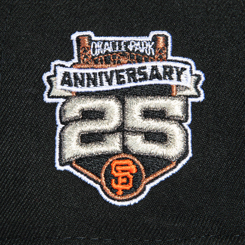 5950 GIANTS 25TH STADIUM SCRIPT BLK/MCP New Era
