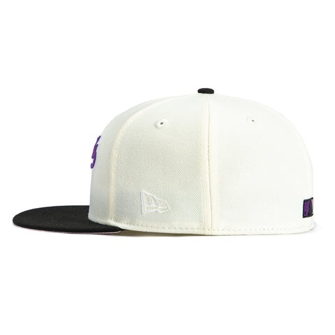 PINK UV 2TONE DBACKS INAUG SCRIPT WHT/BLK/PUR New Era