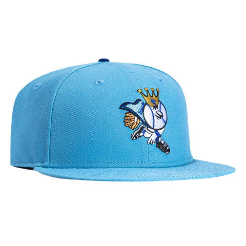 New Era 59Fifty Kansas City Royals Mr. Royal Pitch Hat - Light Blue New Era