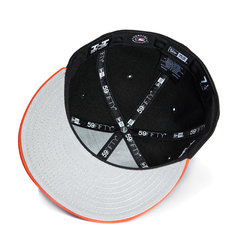 New Era 59Fifty San Francisco Giants 25th Anniversary Stadium Patch Hat - Black, Orange New Era