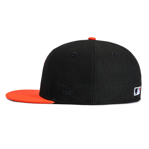 New Era 59Fifty San Francisco Giants 25th Anniversary Stadium Patch Hat - Black, Orange New Era