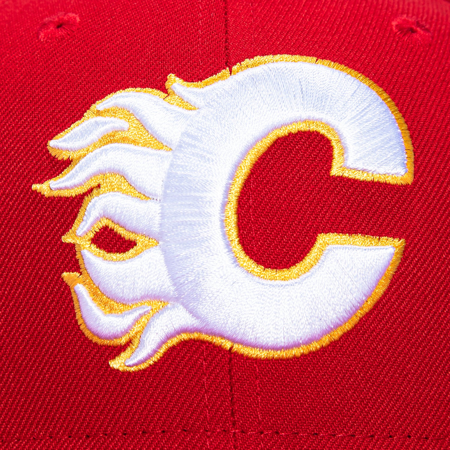 New Era 59Fifty Calgary Flames 1989 Stanley Cup Patch Hat - Red