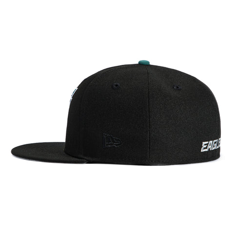 New Era 59Fifty Philadelphia Eagles Wing Patch Hat - Black