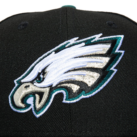 New Era 59Fifty Philadelphia Eagles Wing Patch Hat - Black