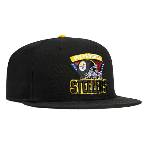 New Era 59Fifty Pittsburgh Steelers Vintage Triangle Hat - Black New Era