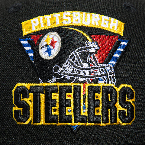 New Era 59Fifty Pittsburgh Steelers Vintage Triangle Hat - Black New Era