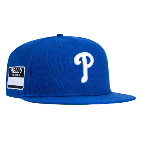 New Era 59Fifty Philadelphia Phillies My Name Is Patch Hat - Royal, White New Era