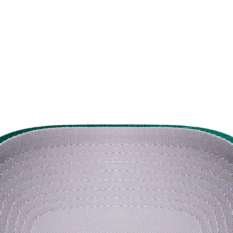 New Era 9Forty A-Frame Oregon Ducks Logo Patch Mascot Snapback Hat - White, Kelly Green New Era
