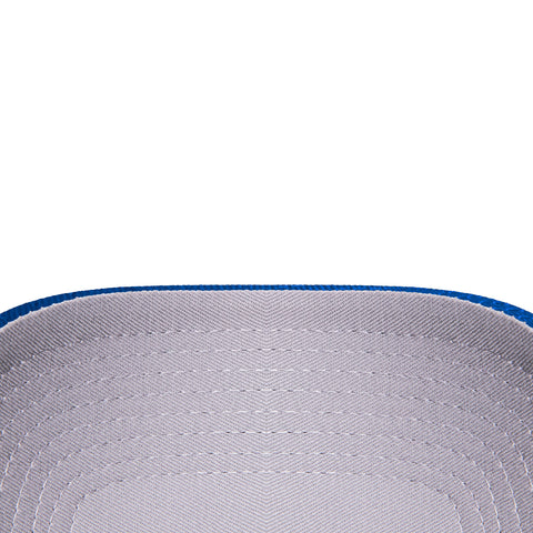 New Era 9Forty A-Frame New York Knicks 2026 NBA Champions Patch New York Forever Snapback Hat - Cream, Royal New Era
