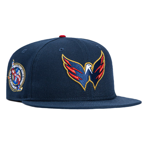 New Era 59Fifty Washington Capitals Alex Ovechkin NHL All Time Goals Leader Patch Hat - Navy New Era