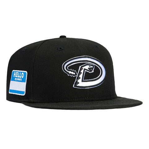New Era 59Fifty Arizona Diamondbacks My Name Is Patch D Hat - Black, White New Era