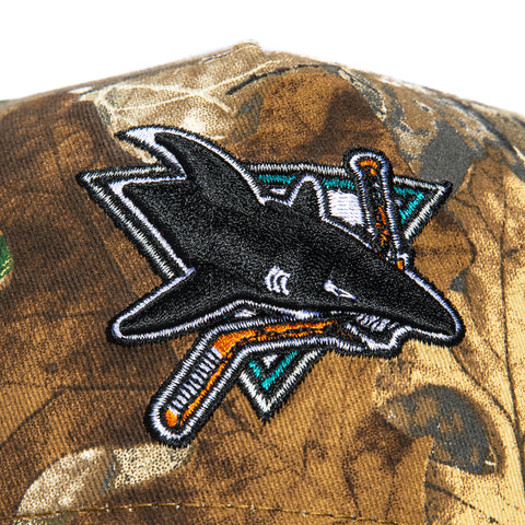 AF940 SHARKS 91 RLTREE SN New Era