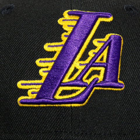 New Era 9Fifty Youth Los Angeles Lakers LA OTC Snapback Hat - Black New Era