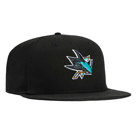 New Era 9Fifty Youth San Jose Sharks OTC Snapback Hat - Black New Era