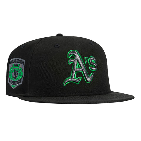 New Era 59Fifty Oakland Athletics Final Season Patch Hat - Black New Era