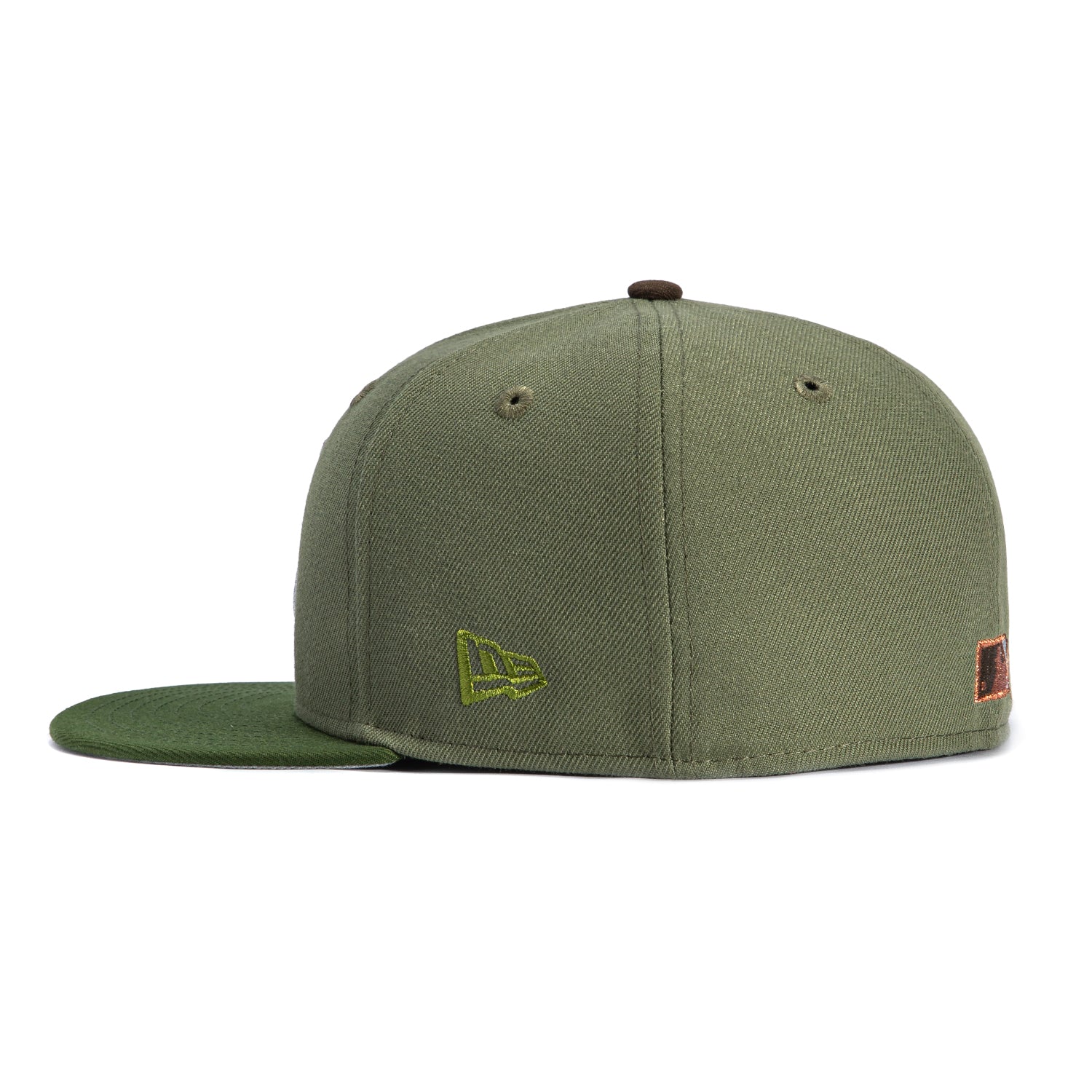New Era 59Fifty Atlanta Braves 1999 World Series Patch Hat - Olive
