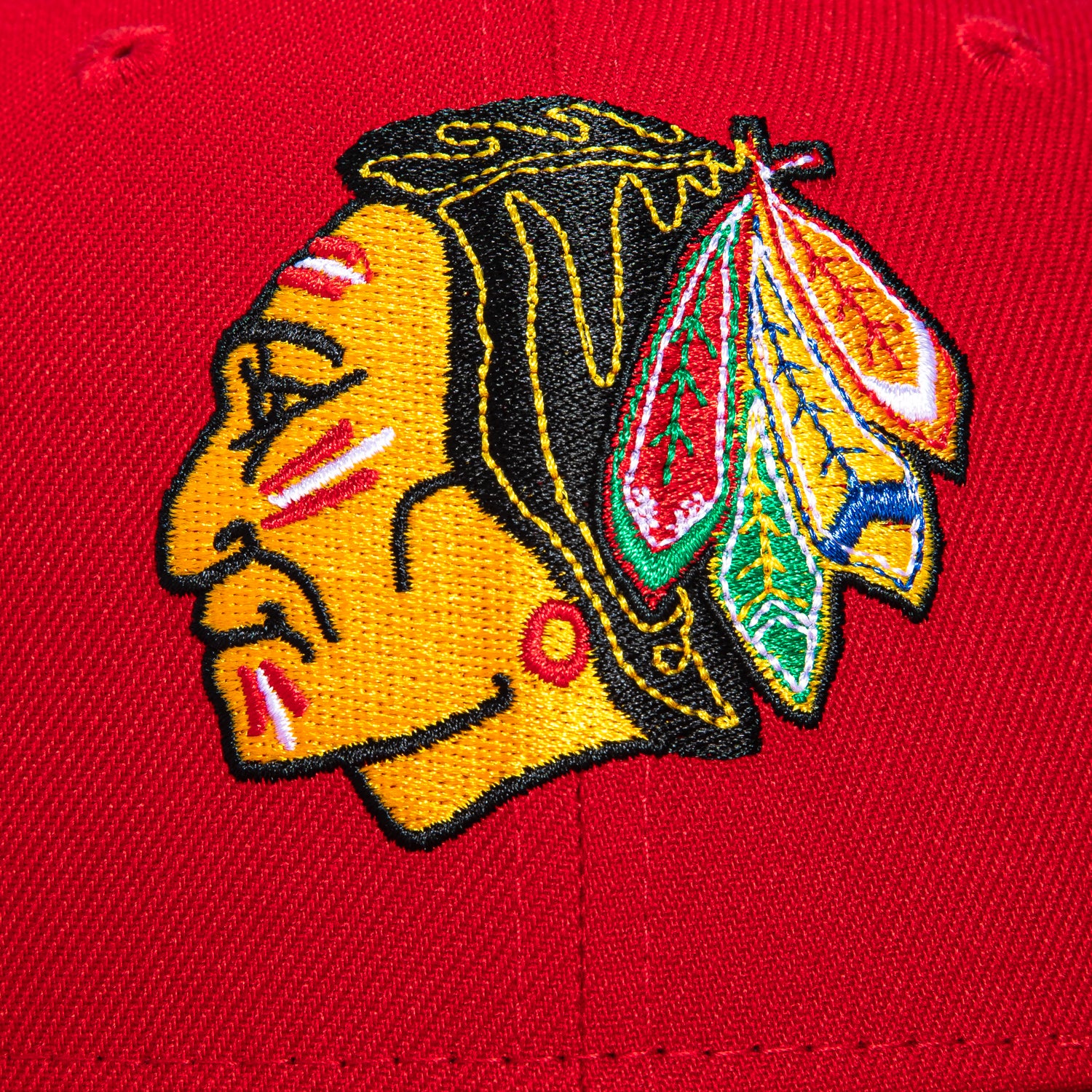 New Era 59Fifty Chicago Blackhawks 1957 Green UV Hat - Red – Hat Club