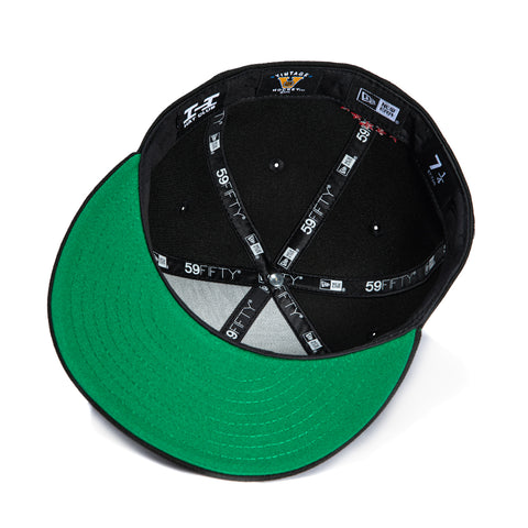 New Era 59Fifty Chicago Blackhawks 1957 Green UV Hat - Black New Era
